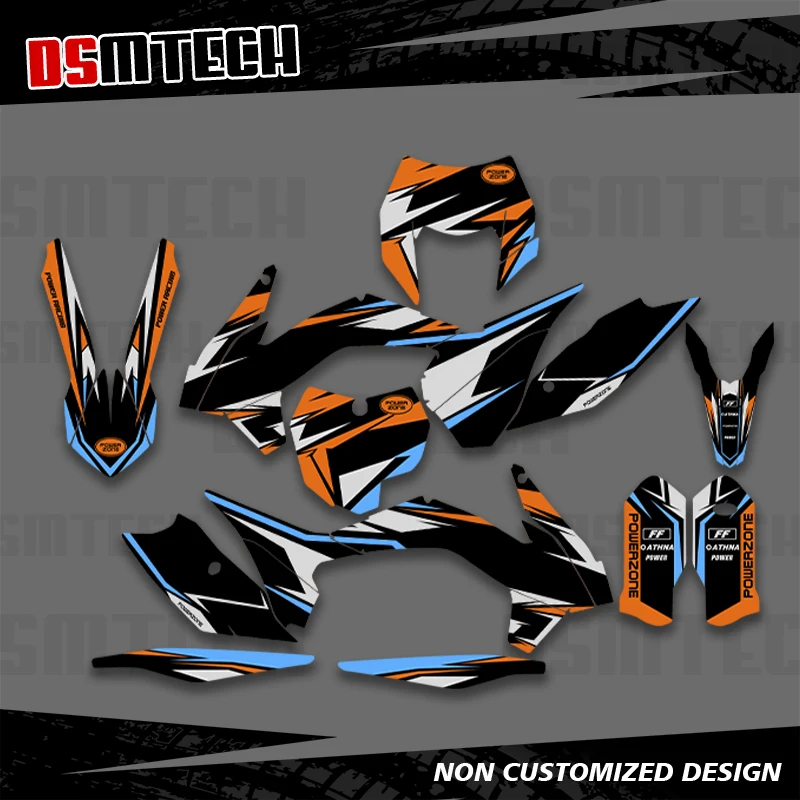 

DSMTECH For KTM 125 250 350 450 500 SX SXF XC XCF 2013 2014 2015 EXC EXCF XCW 2014 2015 2016 Graphics Decals Stickers 002