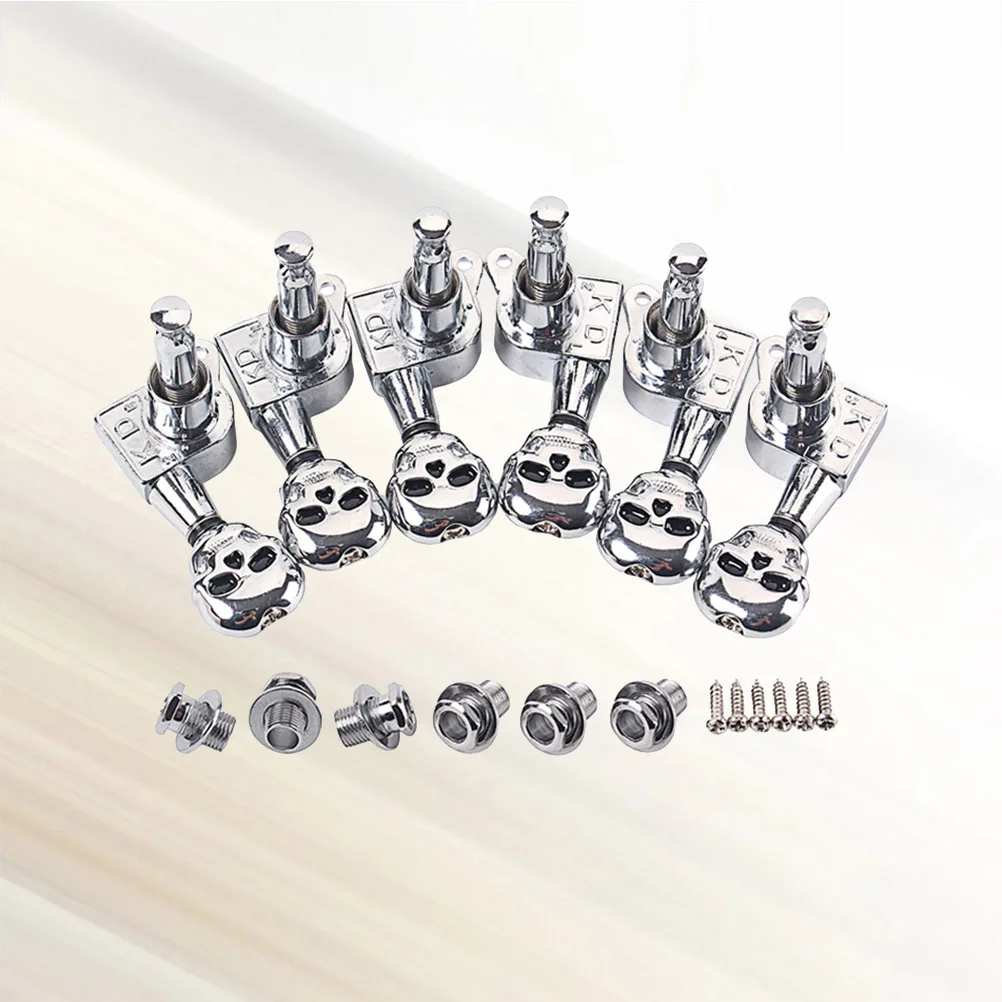 

Skull Head String Is Accurate Electric Guitar Tuning Pegs Machine Heads Knobs Tuner Gear Machines Locking Tuners Keys