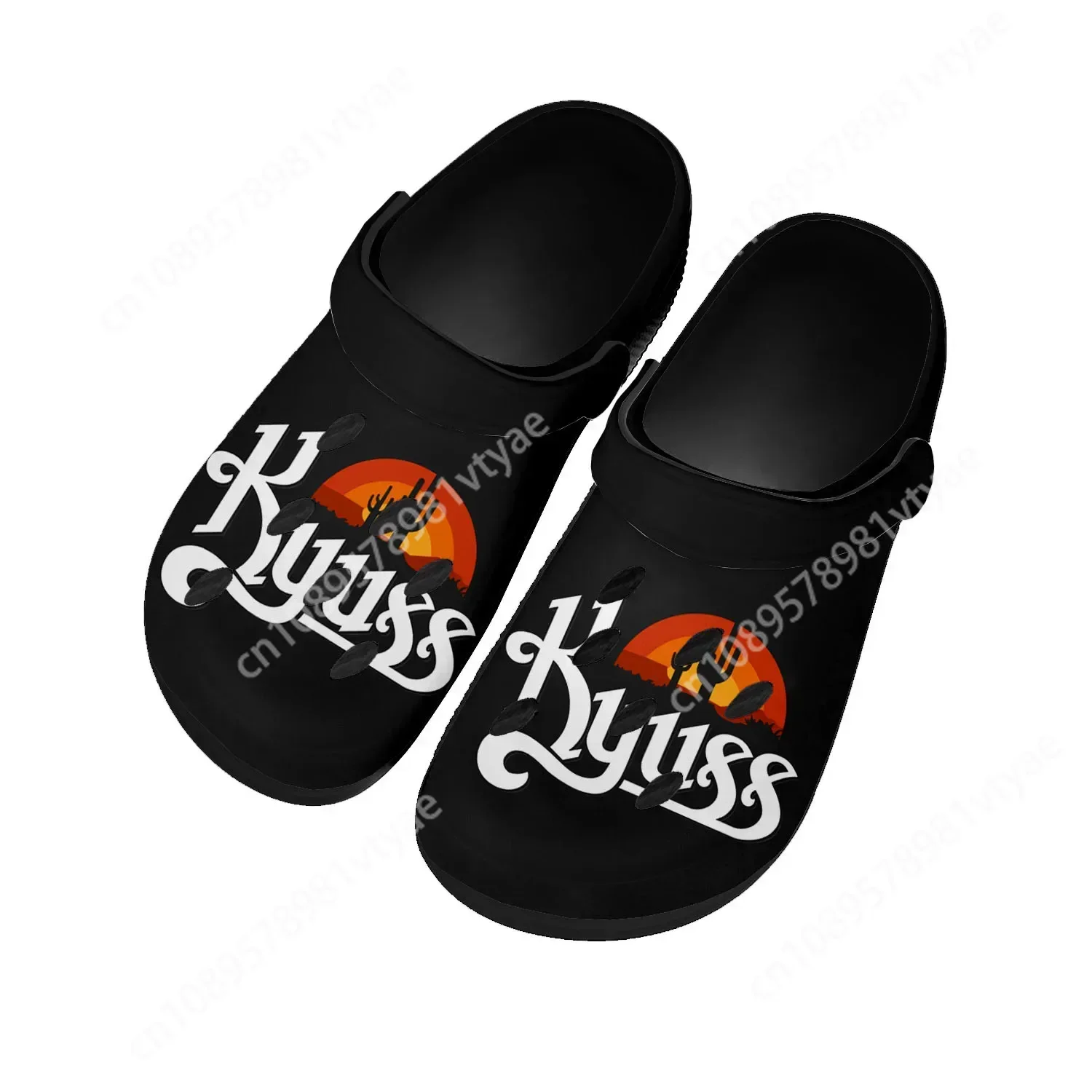 Kyuss Metal Rock Band Pop Home Clogs Custom Water Shoes Mens Womens Teenager Shoe Garden Clog Breathable Beach Hole Slippers