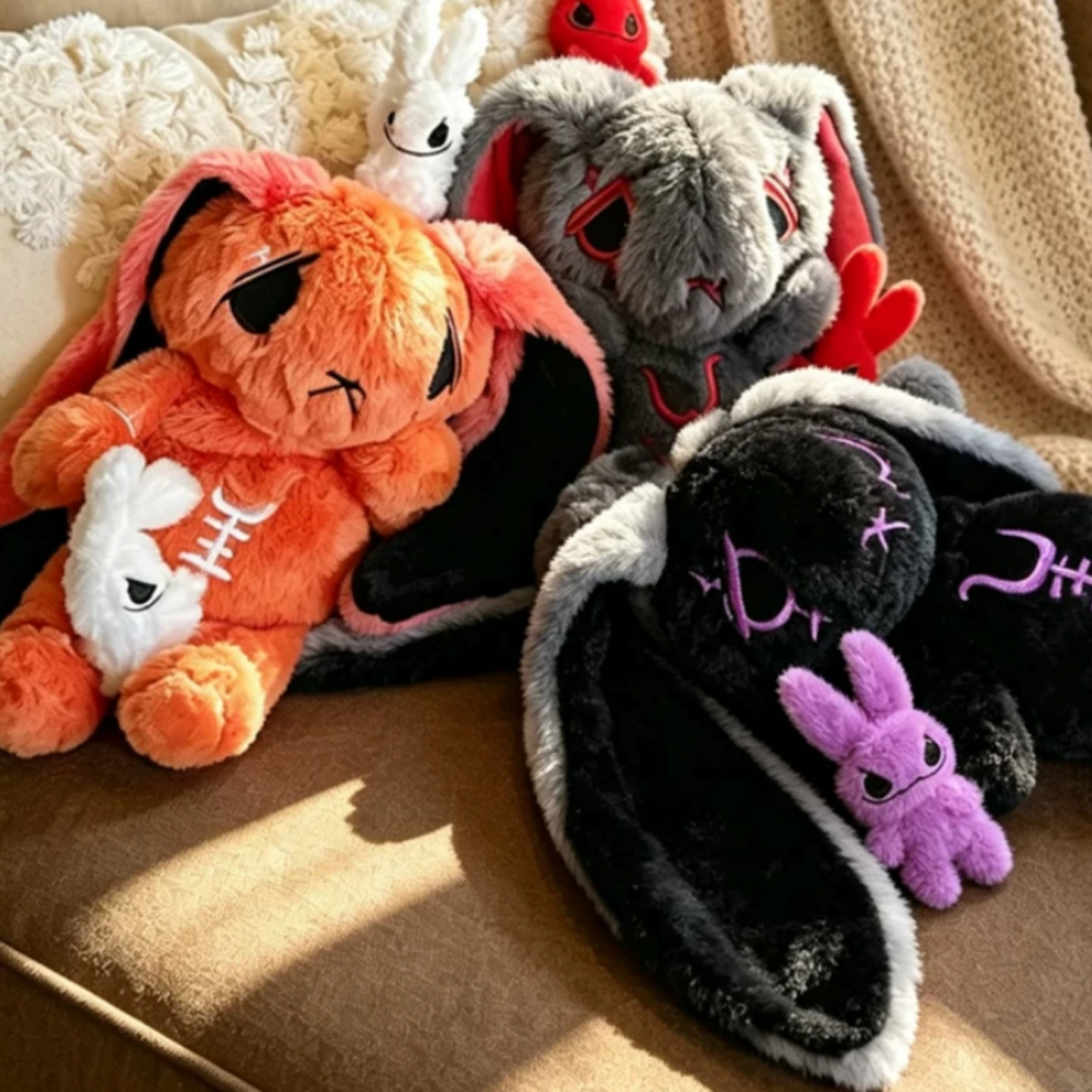 Plushie Original Design Plush Doll Loving Rabbit Series Popular Decorative Ornament Toy Recommended Birthday & Holiday Gift