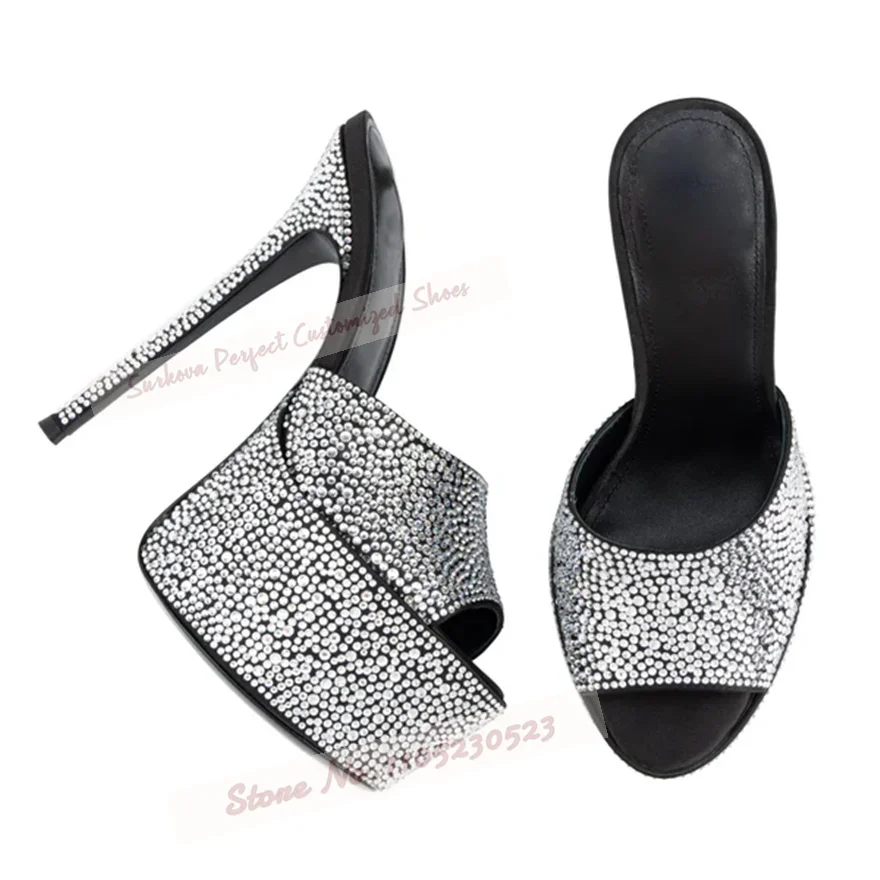 Lilac Purple Platform Pointed Toe High Heel Shoes Women Stiletto Heels Ankle Buckle Strap Banquet Pumps Shallow Footwear
