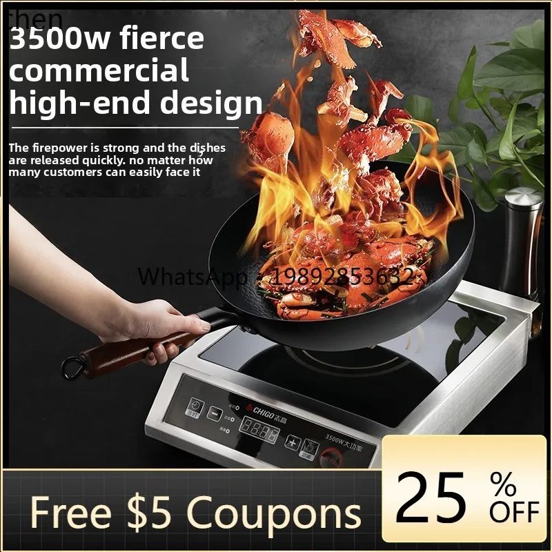 

induction cooker 3500w plane high power timing commercial electromagnetic cooker household electric frying stove