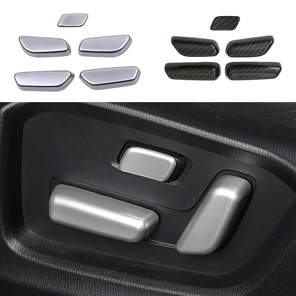 DEE Car auto Stickers cover ABS seat adjustment knob button switch trim lamp frame 4pcs for Mazda 6 Atenza Sedan 2014-2017