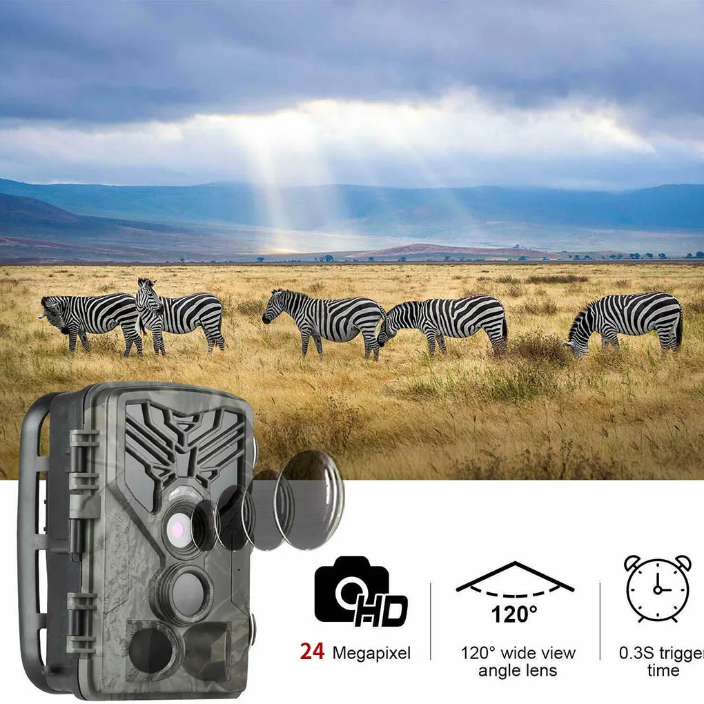 HC-810A 20MP Hunting Camera Outdoor Wildlife IR Filter Night Vision Motion Sensor IP65 Waterproof Trail Camera
