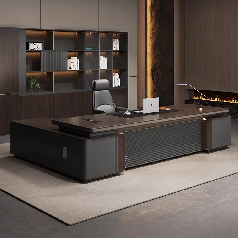 طاولة كمبيوتر مستقرة على شكل حرف L مكاتب مكتبية منظم ألعاب مكتب كتابة خزانة ملفات أثاث مكتبي لغرفة النوم