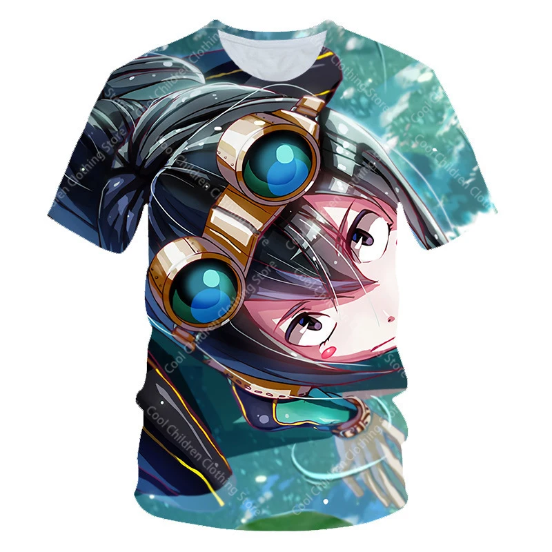 My Hero Academia Summer Boys Girls  Short Sleeve Clothing for Tee Cute casual fashion Parent Child Clothing Short Sleeve T-shirt