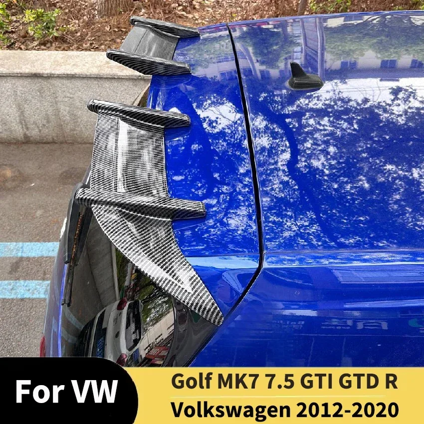 

For Volkswagen VW Golf MK7 7.5 GTI GTD R 2012-2020 AK Style Rear Trunk Spoiler Wing Roof Window Boot Lip Spoiler car Accessories