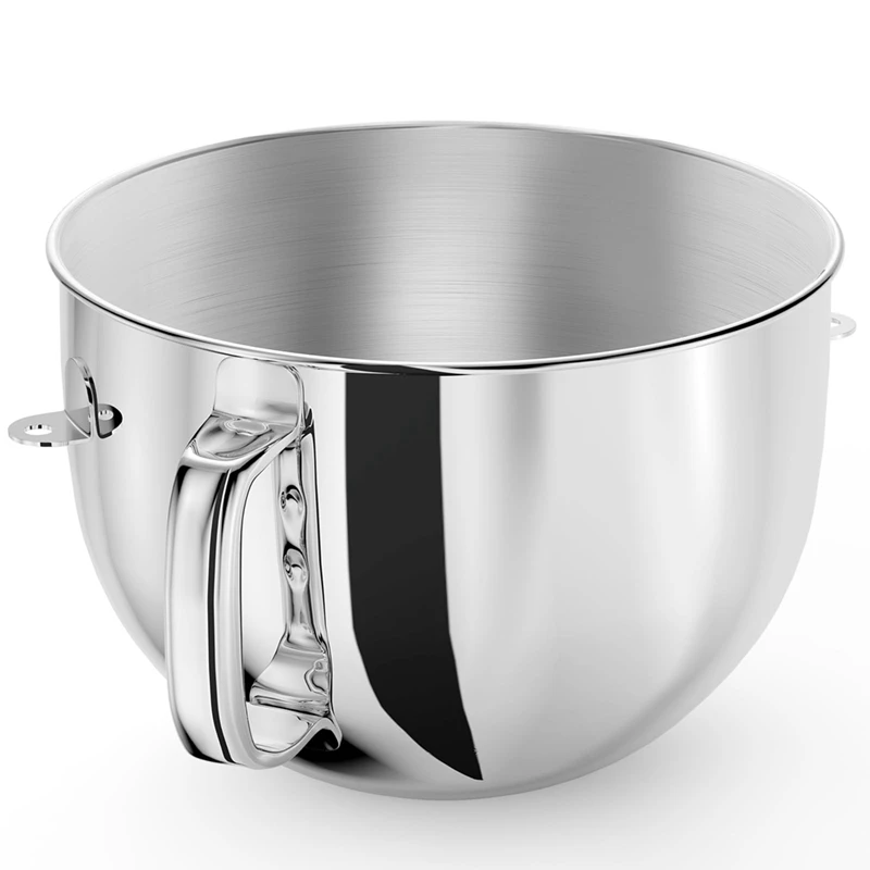 Miska miksera ze stali nierdzewnej 6QT do mikserów stojących Kitchenaid, miska miksująca do pomocy kuchennej do miksera 6QT z uchwytem z uchwytem