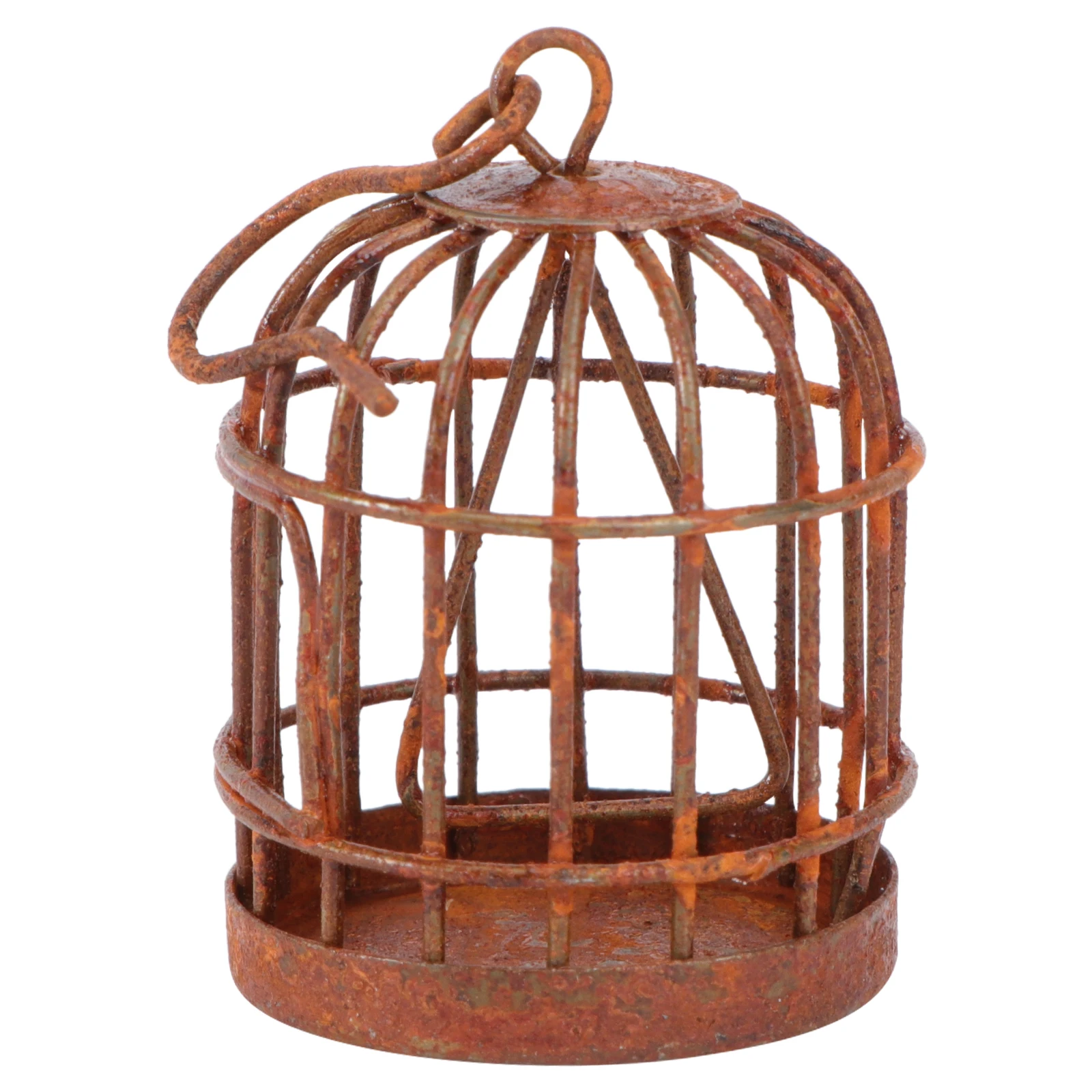 

Decorative Bird Cage Decor Miniature Garden Accessories Micro L Statue Hanging Prop DIY Craft Decorations