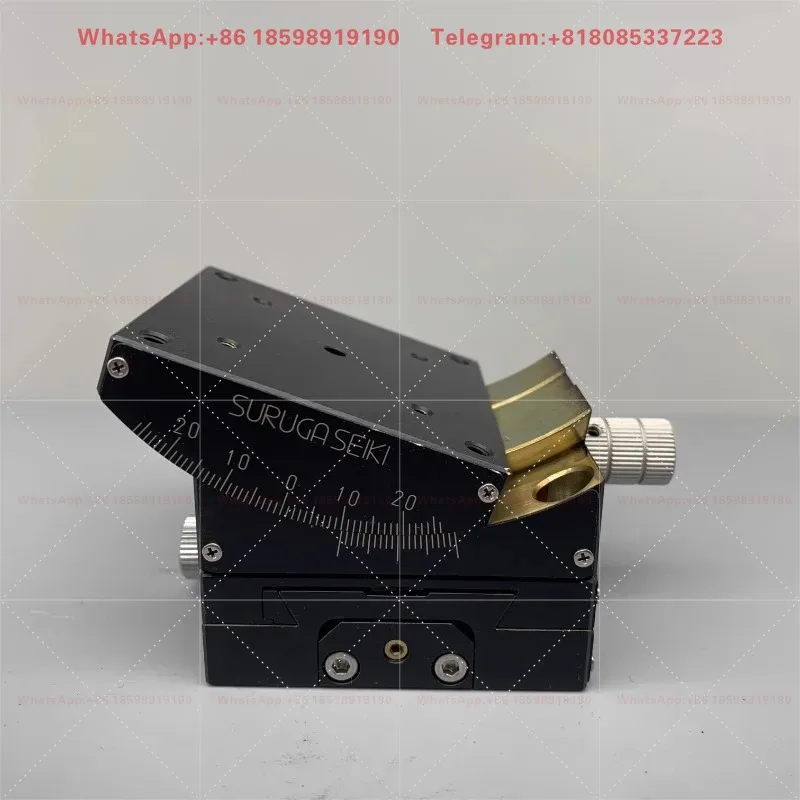 Manual Precision Goniometer Slide Table B55-60-2N 60mm Platform Manual Angle Stage For Optical Measuring Equipment