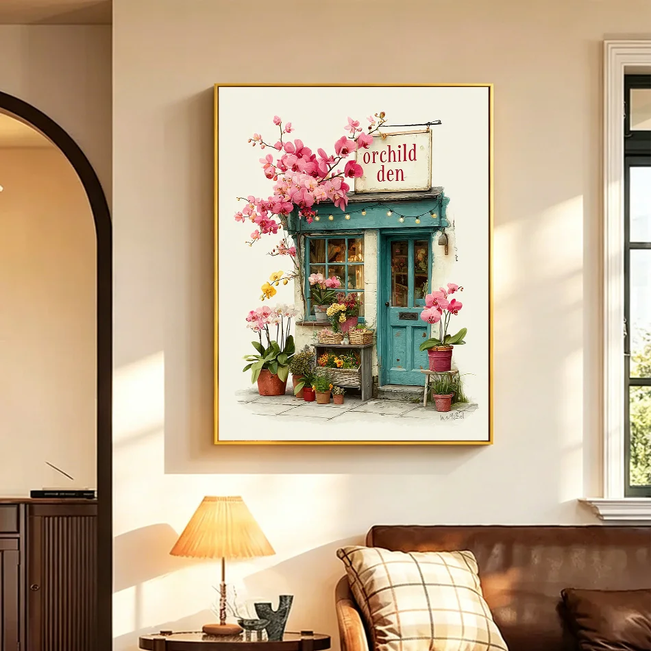 CHENISTORY Simple Painting By Numbers Color Markers Coloring For Adults Frame Landscape room Decoration Watercolors Decorative