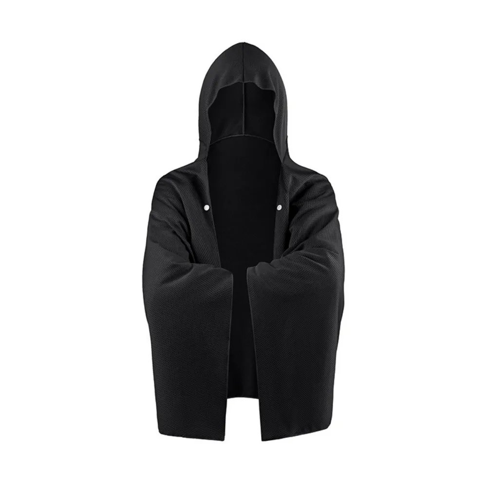 

Creative Sun Poncho Quick Drying Breathable Beach Hooded Cloak Sweat Absorbent Snap Button Sports Cooling Cape Mountaineering
