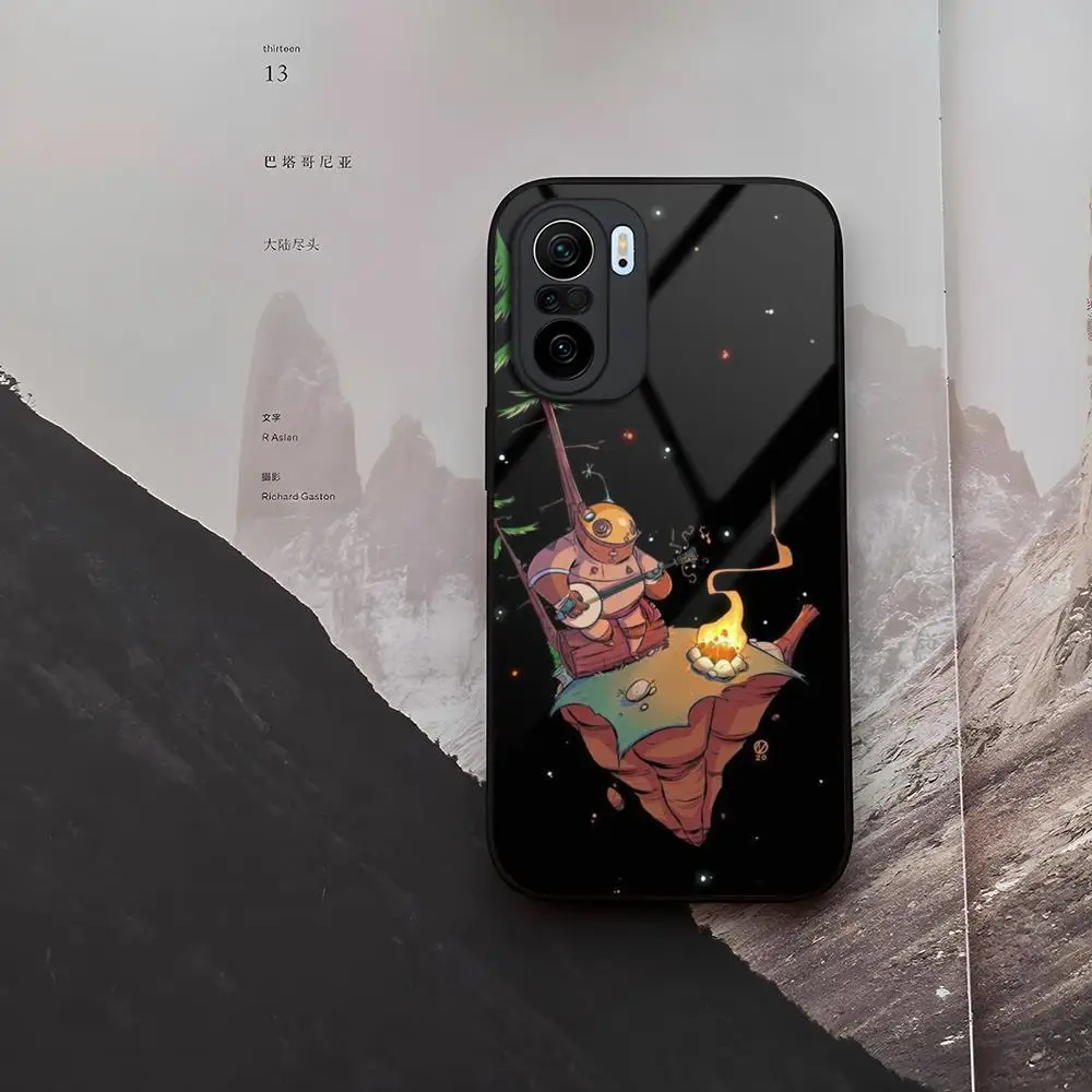 Outer Wilds Game Phone Case Tempered Glass for Redmi 13 13c 12c 12 Note 13 Pro Plus 11 12 Pro 10 11s 12s Cover