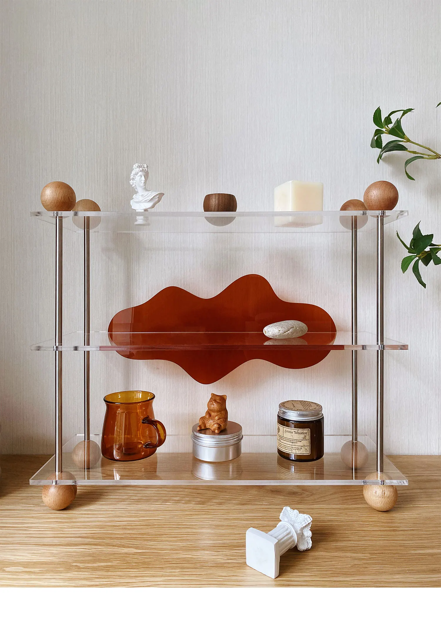 

Acrylic cup storage rack, water cup, tea cup, table top, fragrance, perfume, cosmetics storage rack, coffee cup rack, display