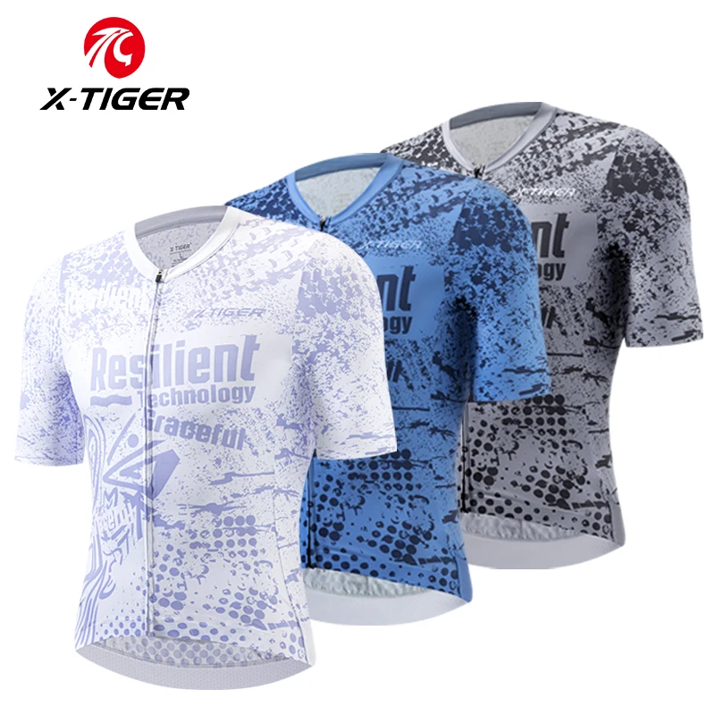 

X-TIGER Pro Cycling Jersey Summer Breathable Short Sleeved Shirt Maillot Ropa Ciclismo Racing Clothes Mountain Bike Clothes