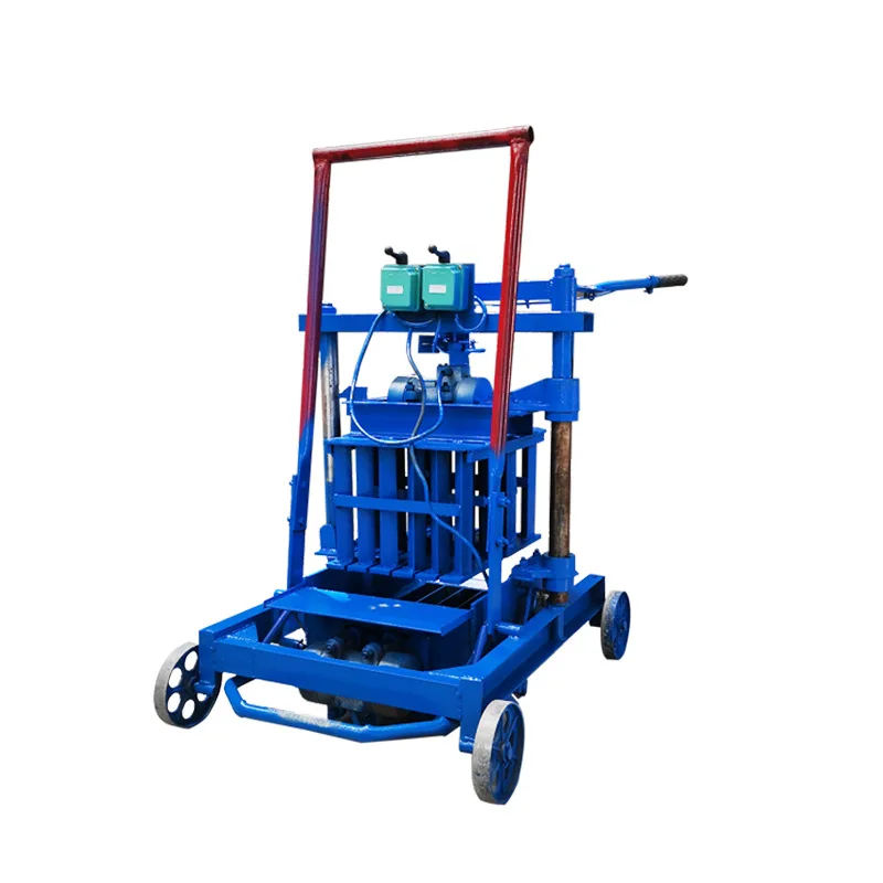 

China Hot Sale Electric Hollow Small Cement Concrete Fly Ash Paver Brick Block Making Machine Bring a free mold