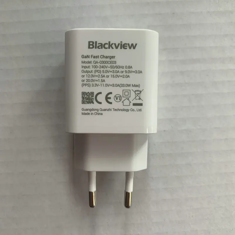 Szybka ładowarka do tabletu Blackview Active 6 Oscal TAB 15 Spider 8 Tab 18 Oryginalna wtyczka EU Podróżny zasilacz 33W Kabel typu C — zdjęcie 4