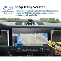 For Porsche Macan 2022 2023 Car GPS navigation film LCD screen Tempered glass protective film Anti-scratch Film Accessories