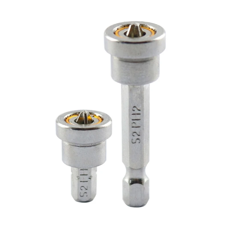 磁気ボード付き歯科用ドライバービット,ポジショニングビット付き,25mm, 50mm