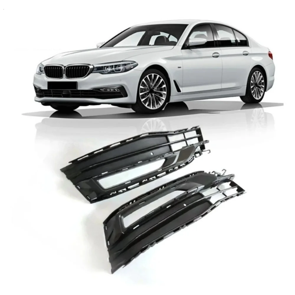 

Front bumper fog lampshade grille 51117409547 51117409548 51119449829 51119449 For BMW 5 Series G30 2018-2020