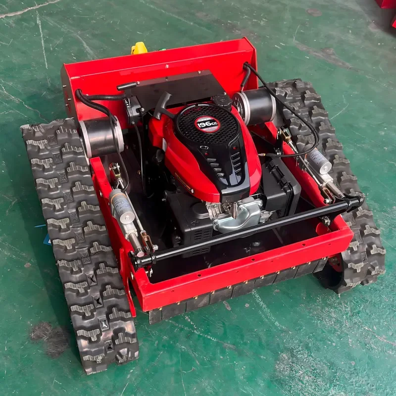 EPA EU5 Approved 196cc Remote Control Lawn Mower 550mm Crawler RC Slope Grass Cutter Machine