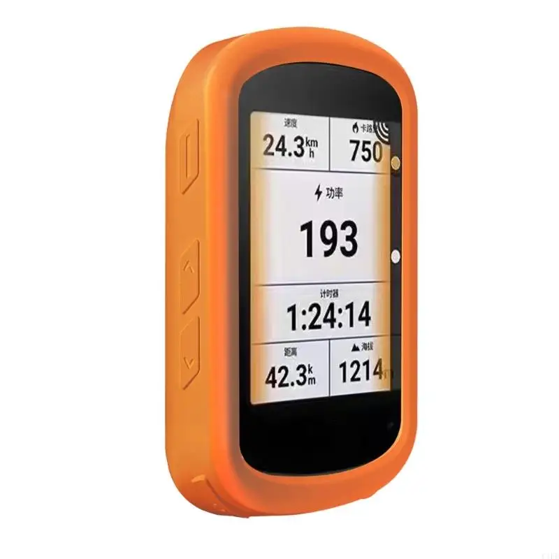 Cadena silicona C1FE Cubierta adecuada para borde del 840 GPS Ciclismo Sistema informático Protectora sin