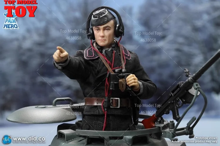 DID XD80027 1/12 Scale WWII German Tank Commander Action Figure Model Body Accessory Full Set 6'' Male Soldier Collectible Toy