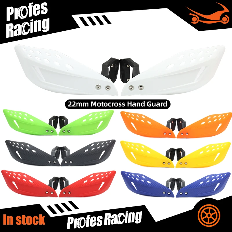 

Motocross 7/8" 22mm Hand Guard Handle Protector Shield HandGuards Protection Gear For ATV Quads Motorcycle Dirt Bike Pit Bike