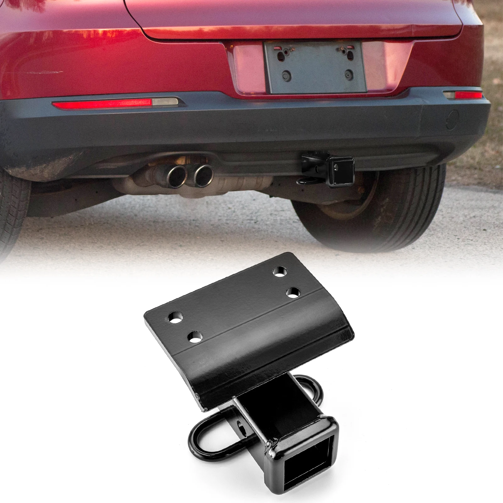 

Rear Towing Hitch Class 3 Trailer Hitch 2" Receiver 3500 LB No Drill Heavy Duty Steel for Volkswagen 1st Gen Tiguan 2009-2017