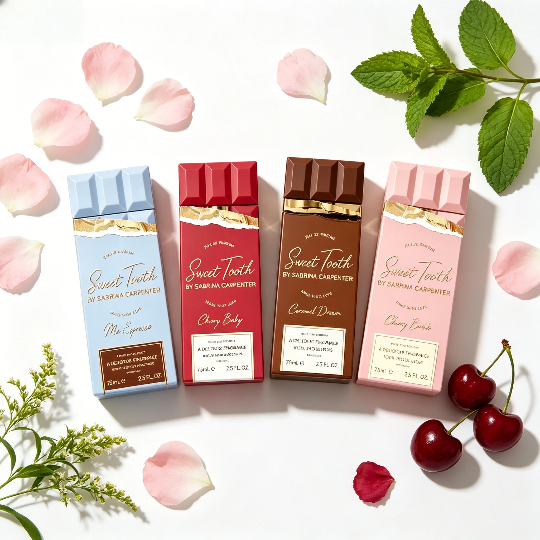 

Sabrina Carpenter Women's Food-Scented Spray Fragrance - Ideal Gift for Valentine's Day 4 Styles Available