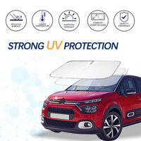 Windshield Sun Shade For Citroen C3 Sunshade Sun Visor Protector Foldable Blocks UV Rays Keep Your Car Cooler