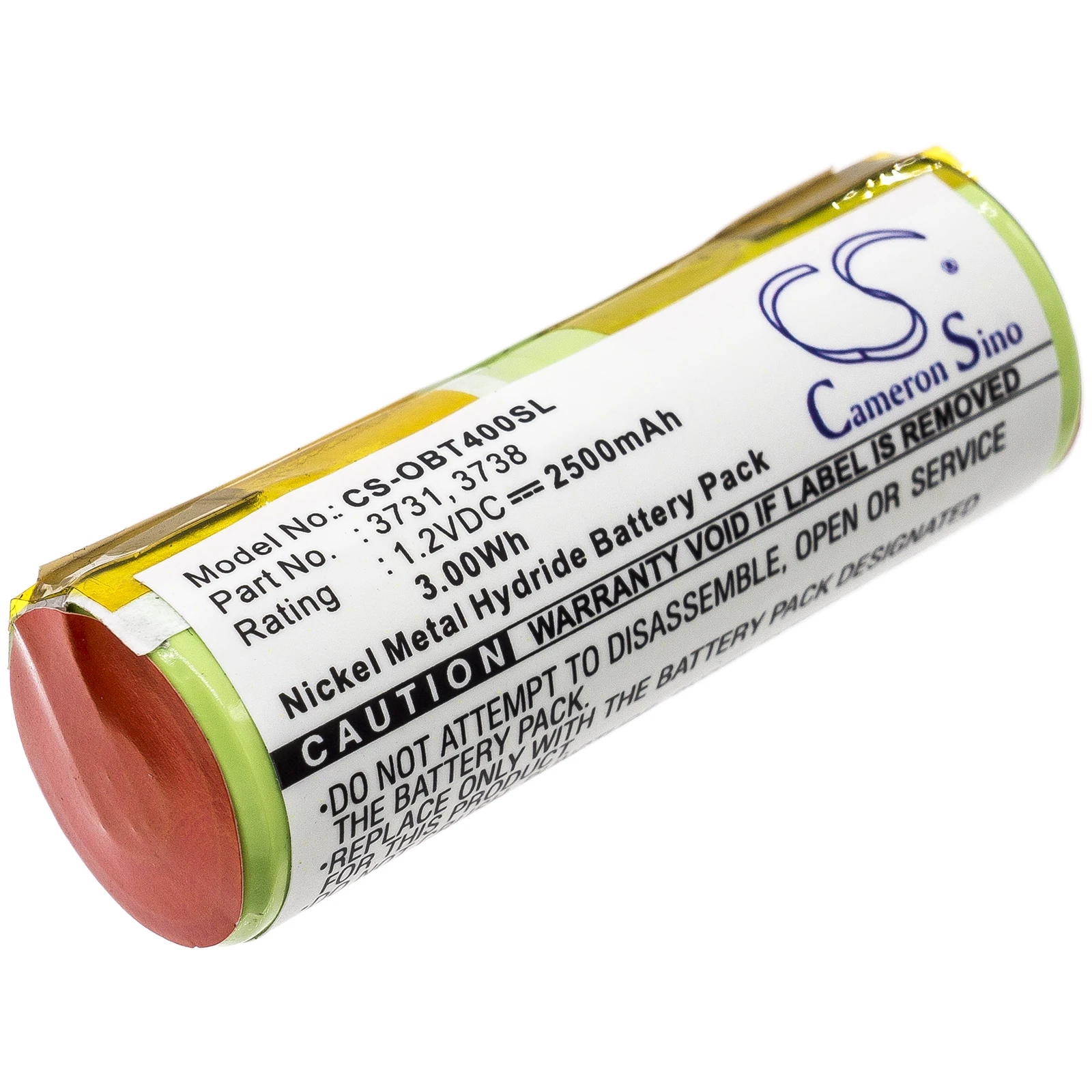 

Ni-MH Toothbrush Battery for Oral-B, 1.2V, 2500mAh, Compatible Models: 9900 Toothbrush, Professional Care 8000, Triumph 9400