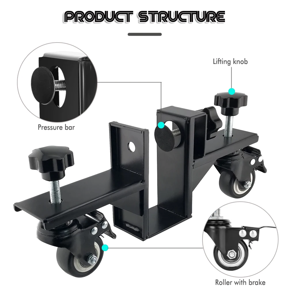 Door Installation Dolly Door Panel Handling Trolley 360º Rotation Translating Roller Heavy Duty Door Panel Trolley Board Dolly