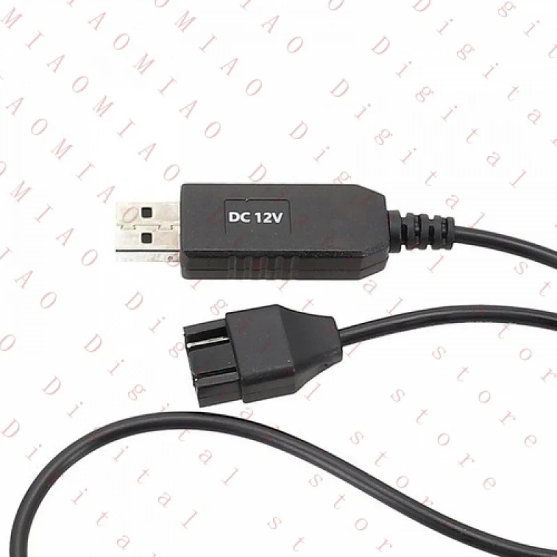 RY  5V to 12V Boost Cable USB to 4-Pin Case Cooler External Power Supply Fan Cable