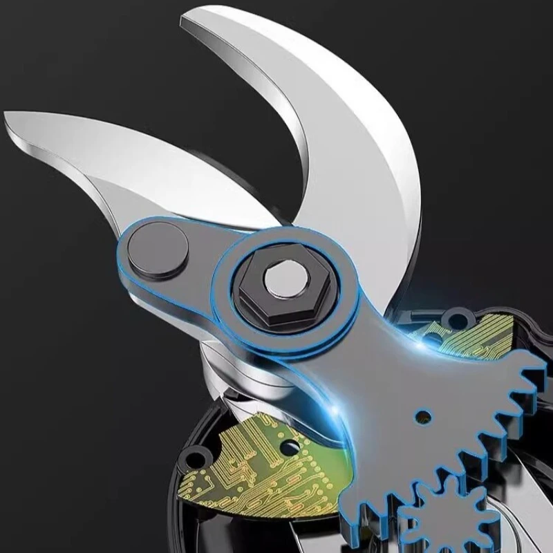 High Power Rechargeable Electric Pruning Shears Lithium Battery Handheld Branch Cutter Special For Garden Fruit Tree Pruning