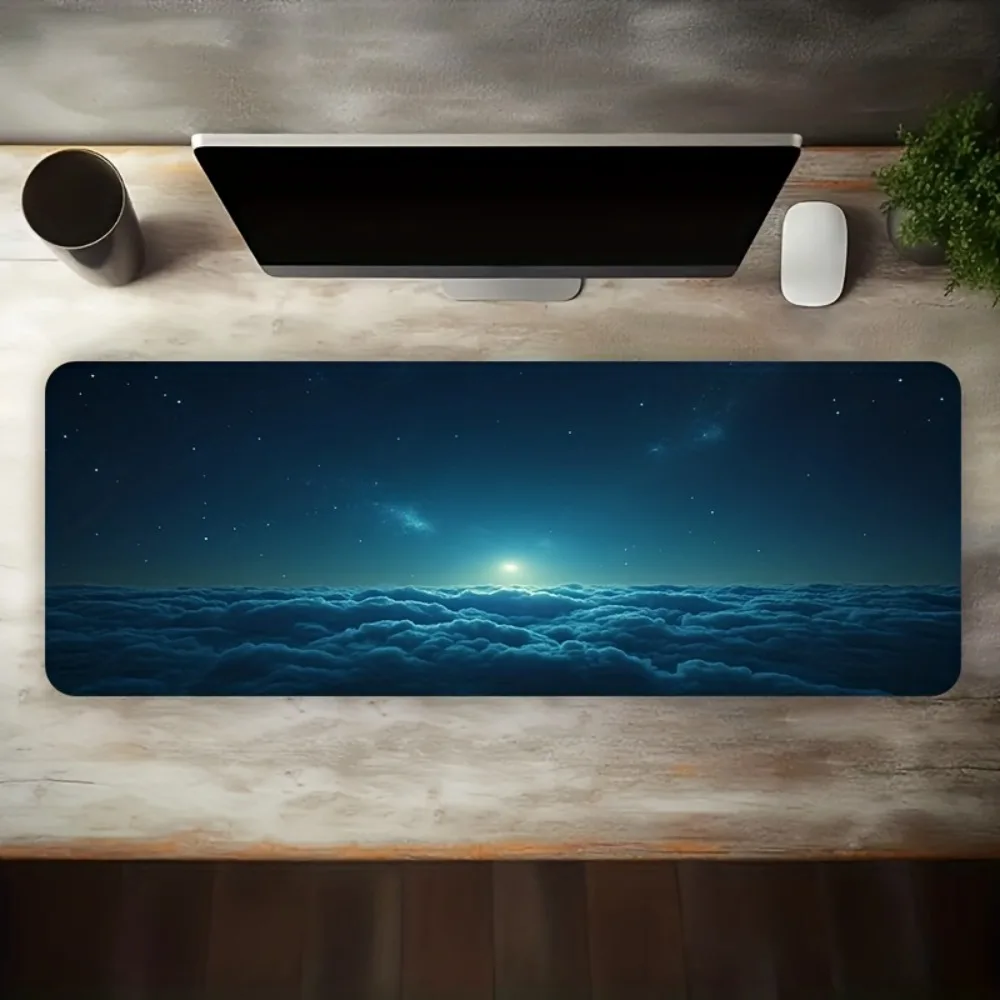 Starry Cloud Sea Sunrise Dreamy Scene Pattern Mouse Pad Anti-Slip Gaming Anti Slip Desk Pad Tapis De Souris Alfombrillas Gaming