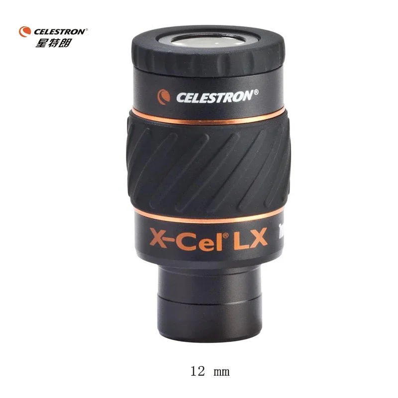 

Celestron X-Cel LX 12mm Telescope Lens Wide Angle 60 Deg Eyepiece HD Fully Coated Telescope Accessory for 1.25 Inch