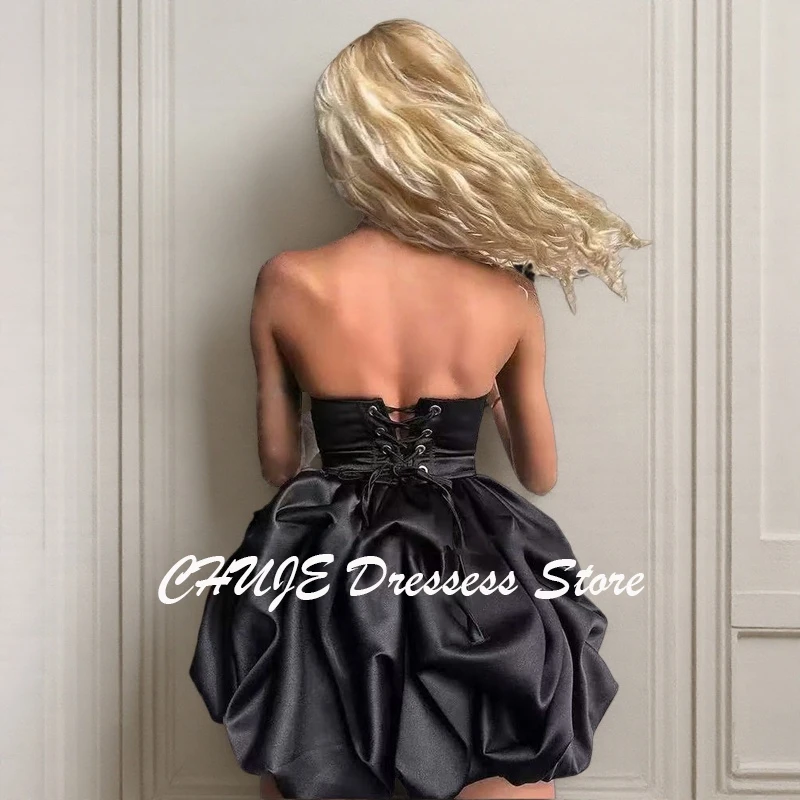 ชุดเดรสค็อกเทลสีดำขนาดเล็กสำหรับผู้หญิง ชุดเดรสแขนกุดสำหรับวัยรุ่น ชุดเดรสสั้นสำหรับงานแต่งงาน งานพรอม งานรับปริญญา สามารถสั่งตัดได้