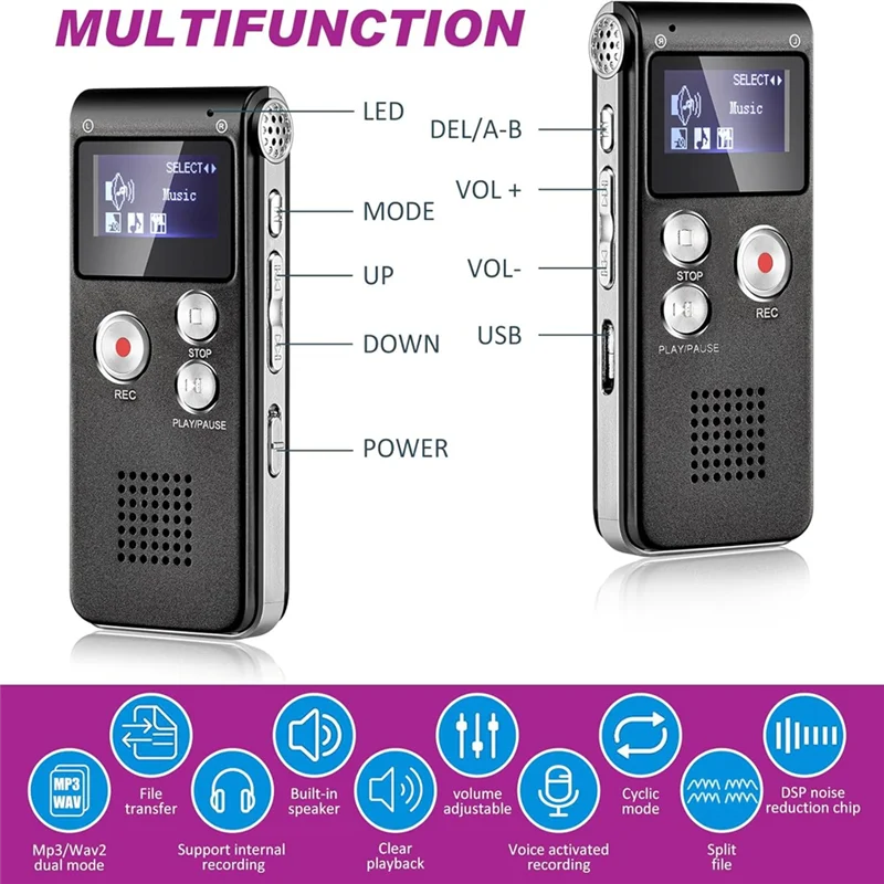 Комплект оборудования из 6 шт. 1 детектор 1 8 ГБ EVP Цифровой рекордер 1 ручной радио 1 УФ-фонарик 2 светодиода с подсветкой Cat Balls-ABJU