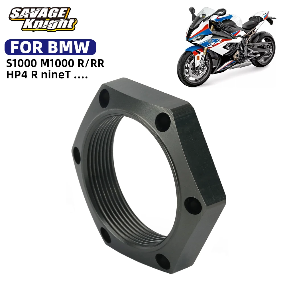 1PC Motorcycle Upper Top Triple Tree Steering Stem Nut Fork Bridge Center Nut For BMW S1000R S1000RR M1000R M1000RR HP4 R nineT