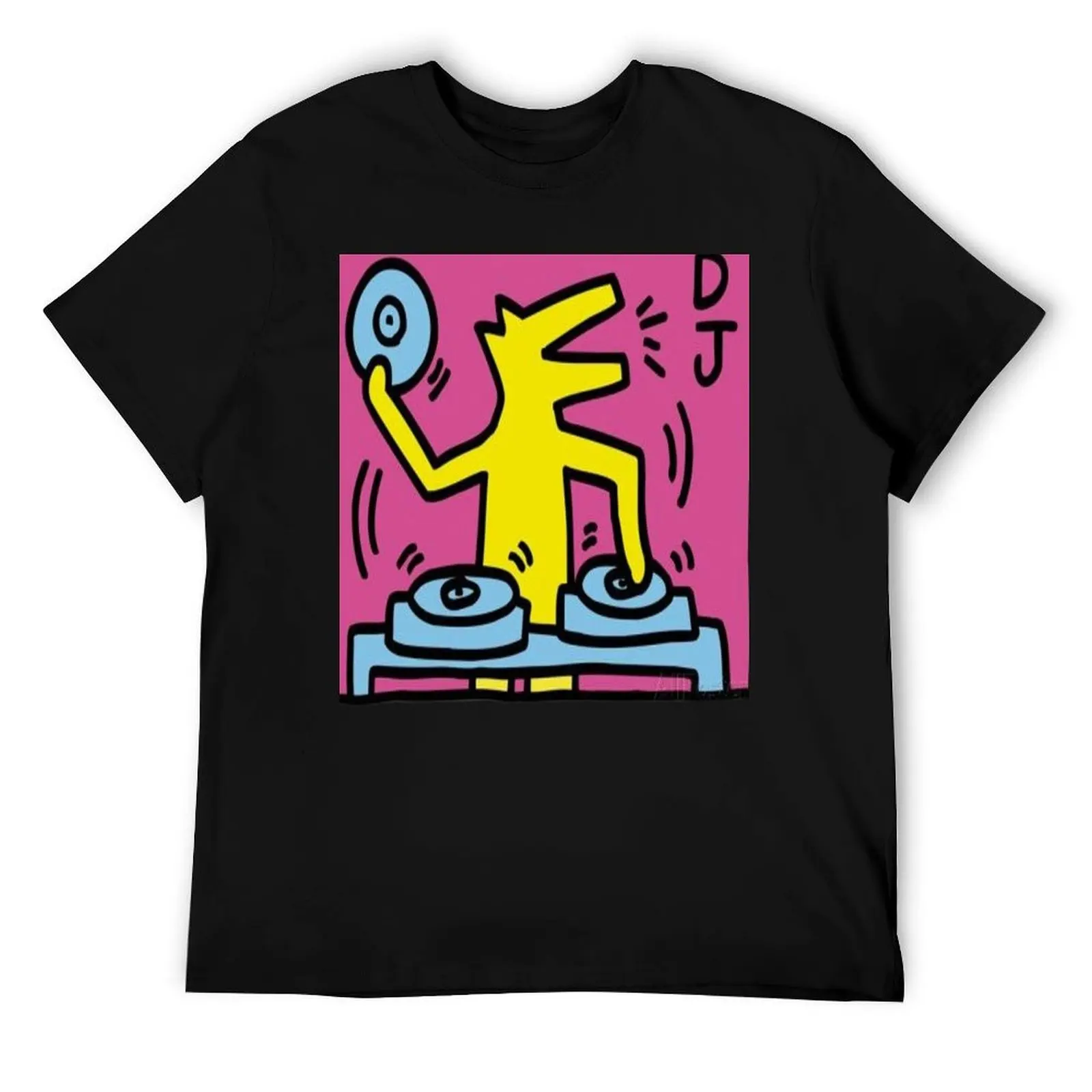 

DJ T-Shirt man tshirt t shirts for man graphic vintage cotton t shirts man 100% T-Shirt