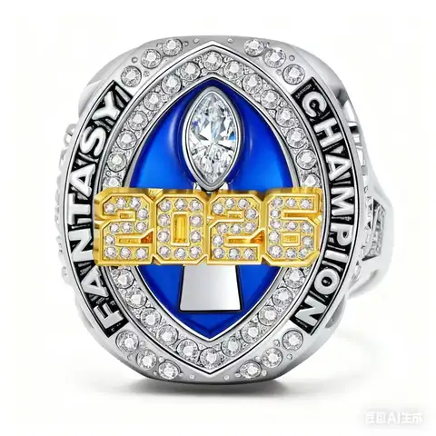 2026 Fantasy  Football Championship Ring Customization with Personalized Color Fashion Accessories gifts for men