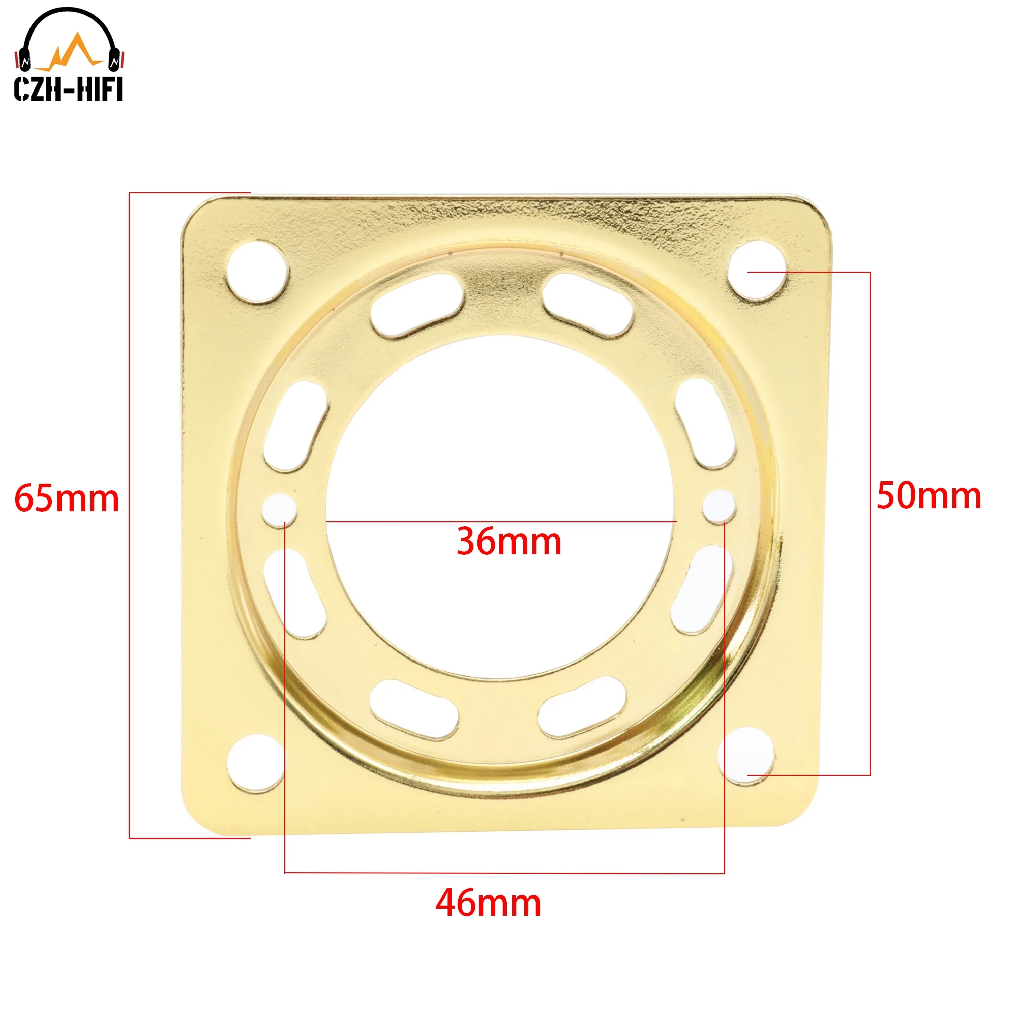 1pc Metall Eisen Platte Shock Proof Bord Vakuum Rohr Buchse Montage Platte Für 2A3 300B KT88 EL34 12AX7 Vintage audio Verstärker – Detail 2