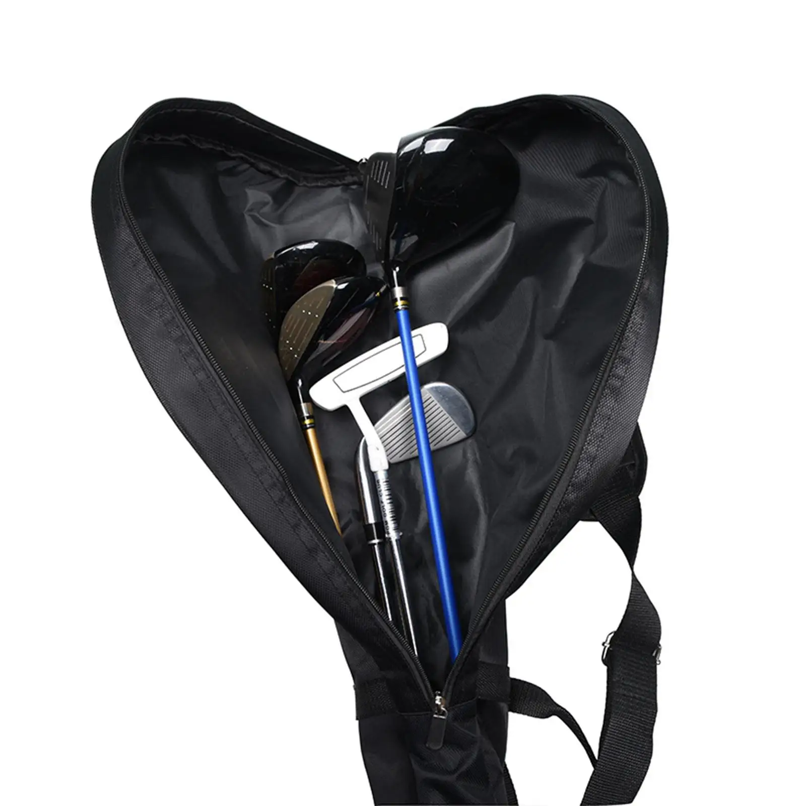 Golf Bag Clubs Case Holds Up to 5 Clubs Travel Bag Waterproof Portable