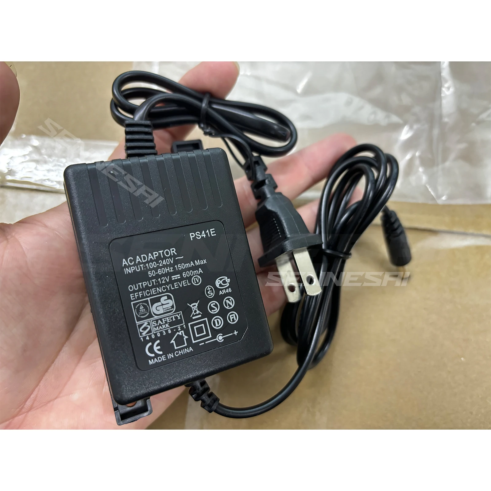 PS41E Power Supply Charger For Shure SLX BLX GLXD QLXD Wireless Microphone Adapter EU US Plug AC 100-240V Input，Output 12V 600mA