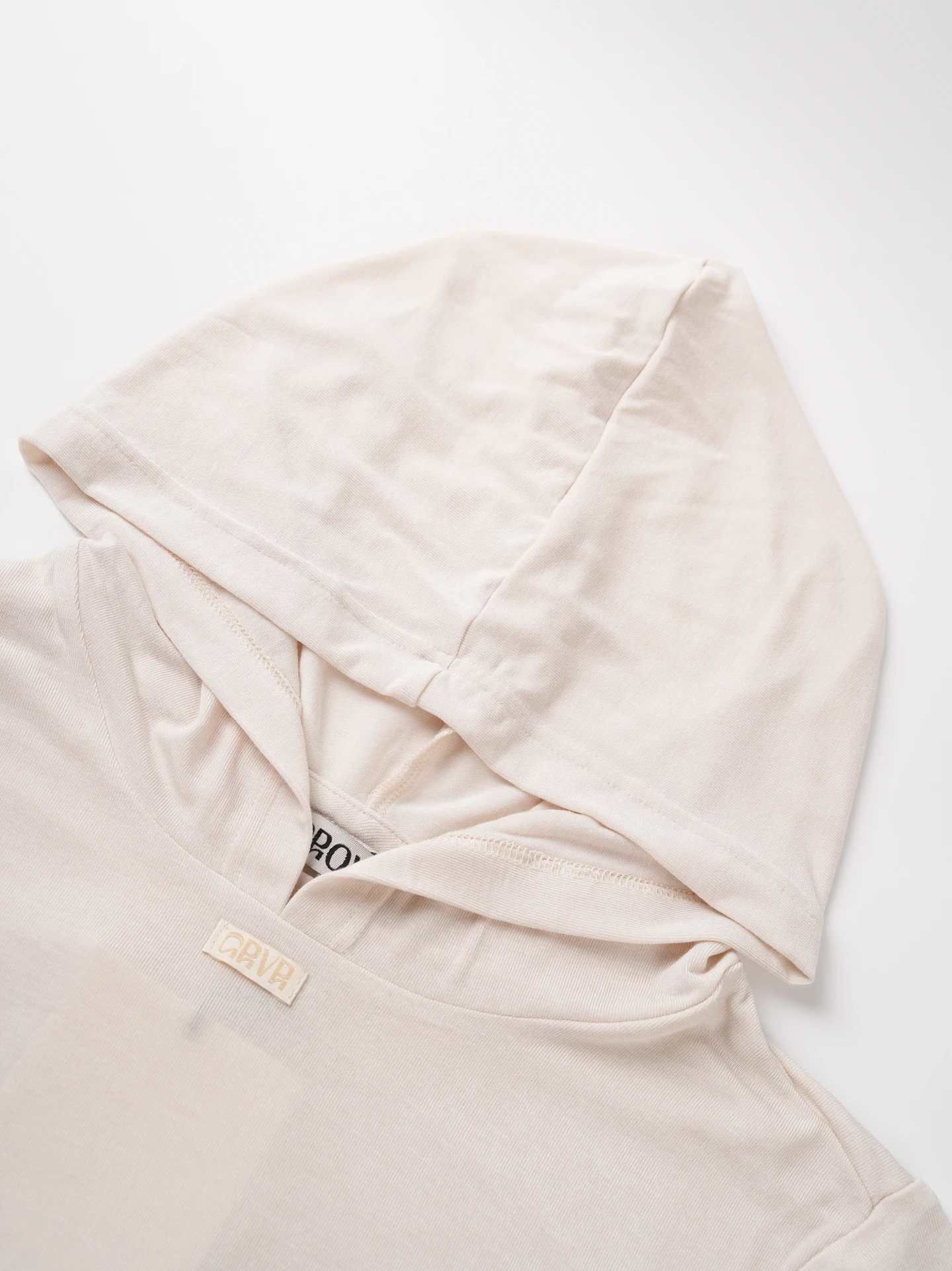 Korean Style Pure Color Simple Hat Short Sleeve T-Shirt round Neck Transparent Long Sleeve T-Shirt Layering Slimming Women