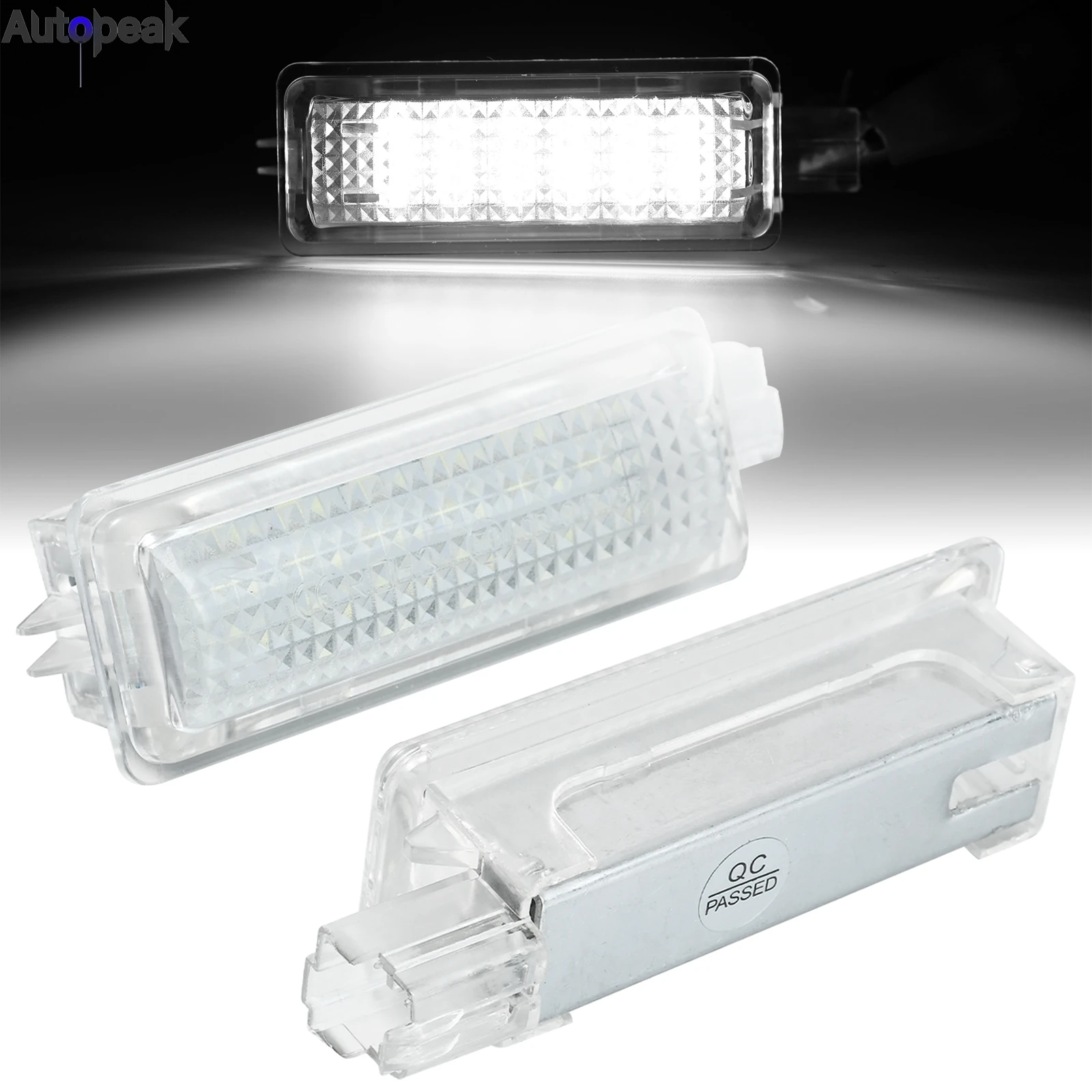 

2x LED Canbus Trunk Luggage Compartment Interior Led Lights For Ford Focus Kuga 2013-Up DC12V 6000k Bright White Error Free Lamp