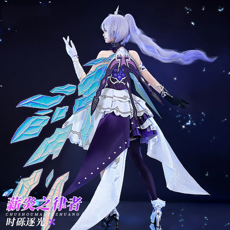 COSMART Honkai Impact 3rd Kiana Kaslana Cosplay Costume New Skin Gorgeous Dress Uniform Game Suit Halloween Party Outfit Women