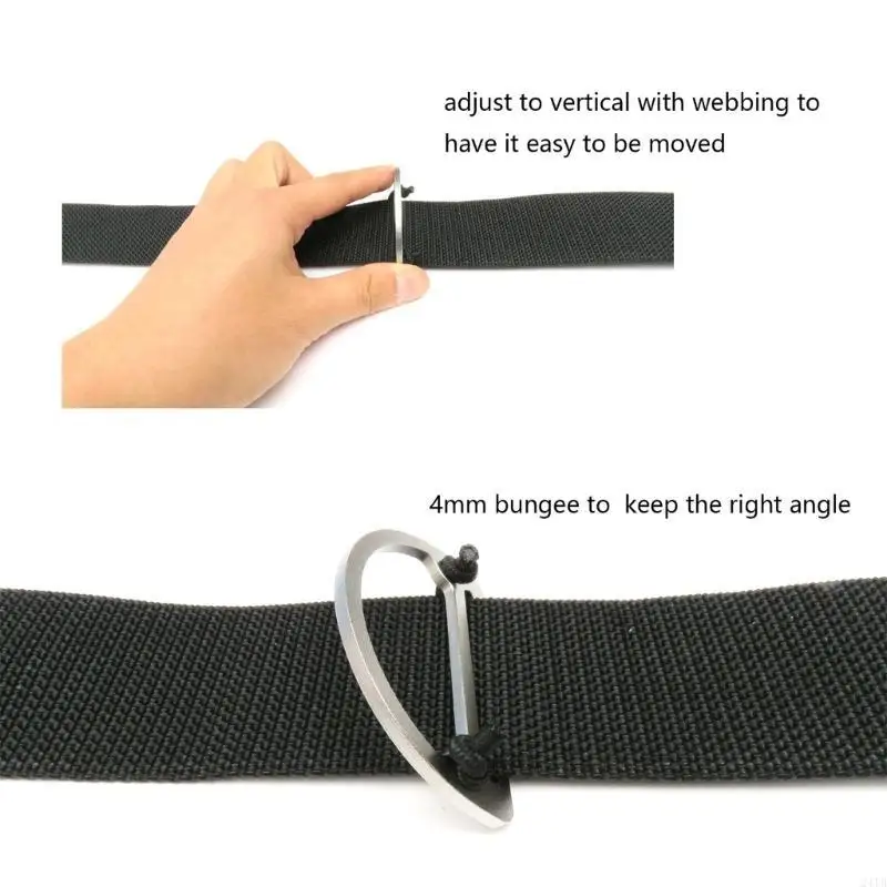 

Stainless Steel Diving Weight Belt Retainers Sidemount D Rings Diving Weight Belt Keeper Slider Buckles Replacements