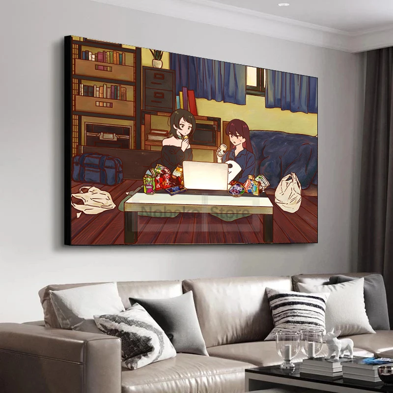 BanG Dream Band Ave Mujica Fans Poster Virtual Songstress Prints Canvas Painting Wall Art Pictures Home Living Room Decoration
